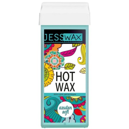 Wax for depilation in the Jesswax cartridge Azulen, 100 ml
