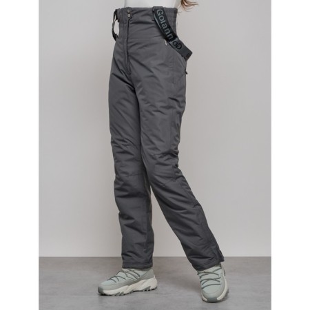 Semicunners of women's winter, size 44, dark gray color-9