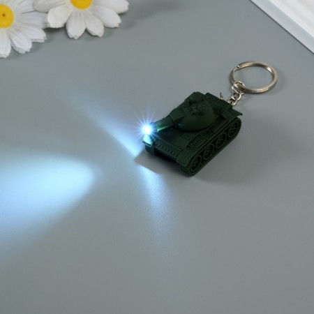 Light flashlight, sound "tank" 2.8x5.1x2.9 cm-4