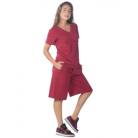 Women's costume Staycosy 44, burgundy color-1