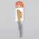 Wood-grinding combuster with wooden handle, 20 x 3 cm