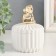 Coramics Coramics "Golden Bear" White relief 11.5x8.2x8.2 cm