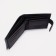 Male purse on a button, for bills, for cards, for coins, black color