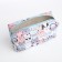 Lightning cosmetic bag, gray color