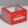 Box for Capcakes "New Year's Parcel" 16 x 16 x 10 cm, New Year