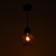 Lamp Bayerlux "Vintage" 1xe27 40W black 12x12x100 cm.