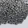 A set of metallized beads, plastic, 4 mm 15 g (440 +/- 20 pcs), hematite