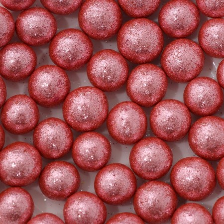Confectionery sprinkling "shine", pink, 12-13 mm, 50 g-2