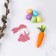 Decor set "Hare, carrots, eggs"