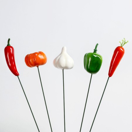 Set of plugs "Vegetables" 5pcs, 3x25cm-1
