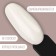Delicate nude nail polish gel, 3 phase, 8 ml, LED/UV, white color (01)