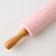 Rnocking rosper, 30 × 4.3 cm, working part 17 cm, pink color