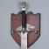 Souvenir product sword, hilt beast, 110cm