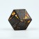 Calendar polygonal assembly rhombus "Black-gold", 6 x 5 cm