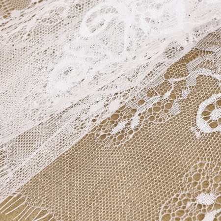 Lace cilia, 155 mm × 3 ± 0.5 m, white color-1