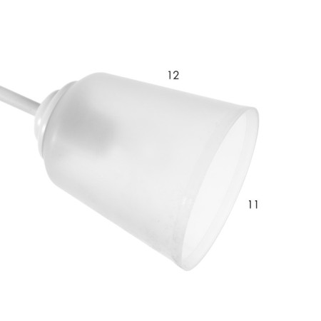 Causte "Online" (cylinder) 3x15W E27 Model: BR 00200 White/Transparent-4