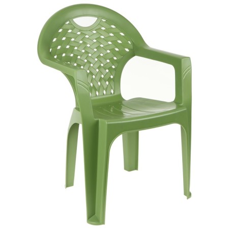 Armchair, 58.5x54x80 cm, Mix color (green)-3