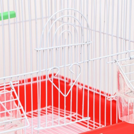 Poultry cell is equipped BD-2/4F, 34 x 27 x 44 cm, red-2