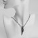 Pendant and snake pendant, black silver color, 70 cm