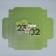 Gift folding box, packaging, "23.02", 21 x 15 x 7 cm