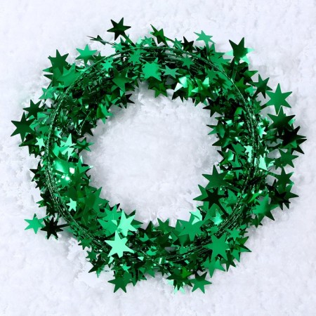 Wire for crafts and decor "Star" length - 5 meters, green color