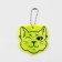 The reflective element "Cat Cunning", bilateral, 6 × 5.9 cm, color mix