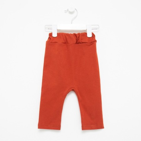 Pants for children, Terracotta color, height 68