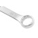 Combined key Stels 15219, 32 mm, matte chrome