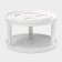 The stand rotating 2-tier Griten, with silicone insert, d = 25 cm, white color