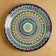 Largan Rishtan ceramics "Patterns", 36 cm, blue