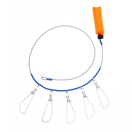 Metal cukan with a float, 5 carbines