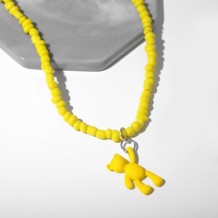 Piece "Bear" toy, yellow color, 45 cm