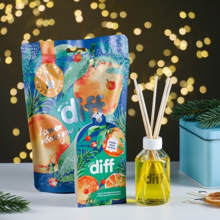 Aromatic set "New Year's orange" (diffuser 50 ml + Sasha 7 g)-2