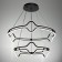 Lumber "Polterina" LED 320W 3000-6000K black 70x70x15cm BayerLux