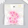 Acrylic Sharl Suspension "Matte Pink 2,1x1.6 cm