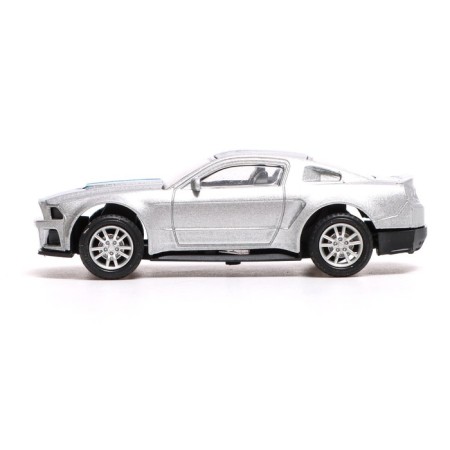 Metal “Sport” machine, inertial, scale 1:43, Gray color-1