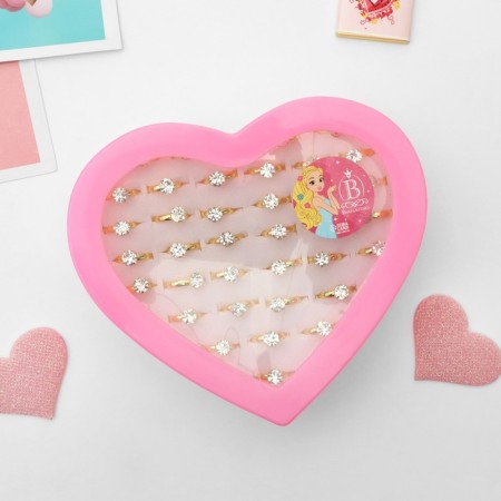 Children's ring "chosen" shine, like a mother, the color is white in gold-1