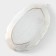 Dice dish of the Golden Leaf, 30 × 18 × 2 cm, white color
