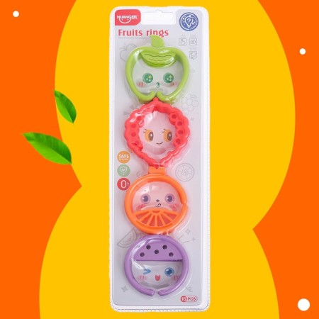Developing toy-chain for teeth "Fruit rings"-7