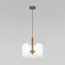Suspension lamp Eurosvet Bambola 50357/3, E14, 3x40W, 345x345 mm, brass color
