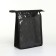 Cosmetic bag with lightning, black color