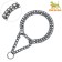 Collar - half -storage of two -rowing metal, 40 cm, wire thickness 2 mm, black
