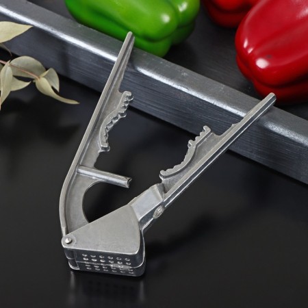 Press for garlic, hazhocol 2 in 1, from aluminum-2