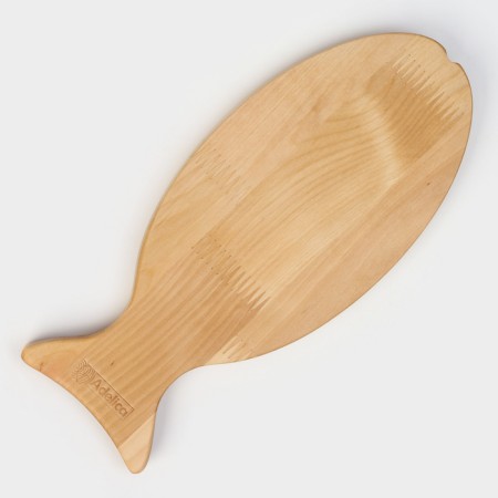 The board is cut and for the supply of "fish", 27.5 × 12 × 1.8 cm, birch-8