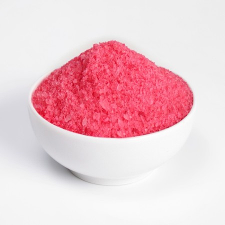 Bath salt with foam "Happy", strawberries and lime, 100 g-2