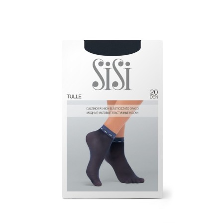 Sisi Tulle synthetic socks, single size, Blu color