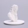 Candle in concrete Aromatic "Moliere", honey and orange, 13x7 cm, soy wax, 160 g