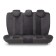 Alcantara Autorekhli Alcantara with a contrasting stitching, 5 mm foam, 3D cut, 15 objects, 5 head restraints, 2 pockets, 4 lightning, 4 end valves, Airbag Char