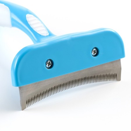 The cheat is large, the blade 10 cm wide, blue-2