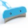 The cheat is large, the blade 10 cm wide, blue